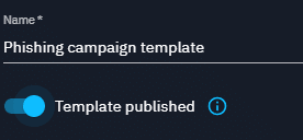 Published input in update form